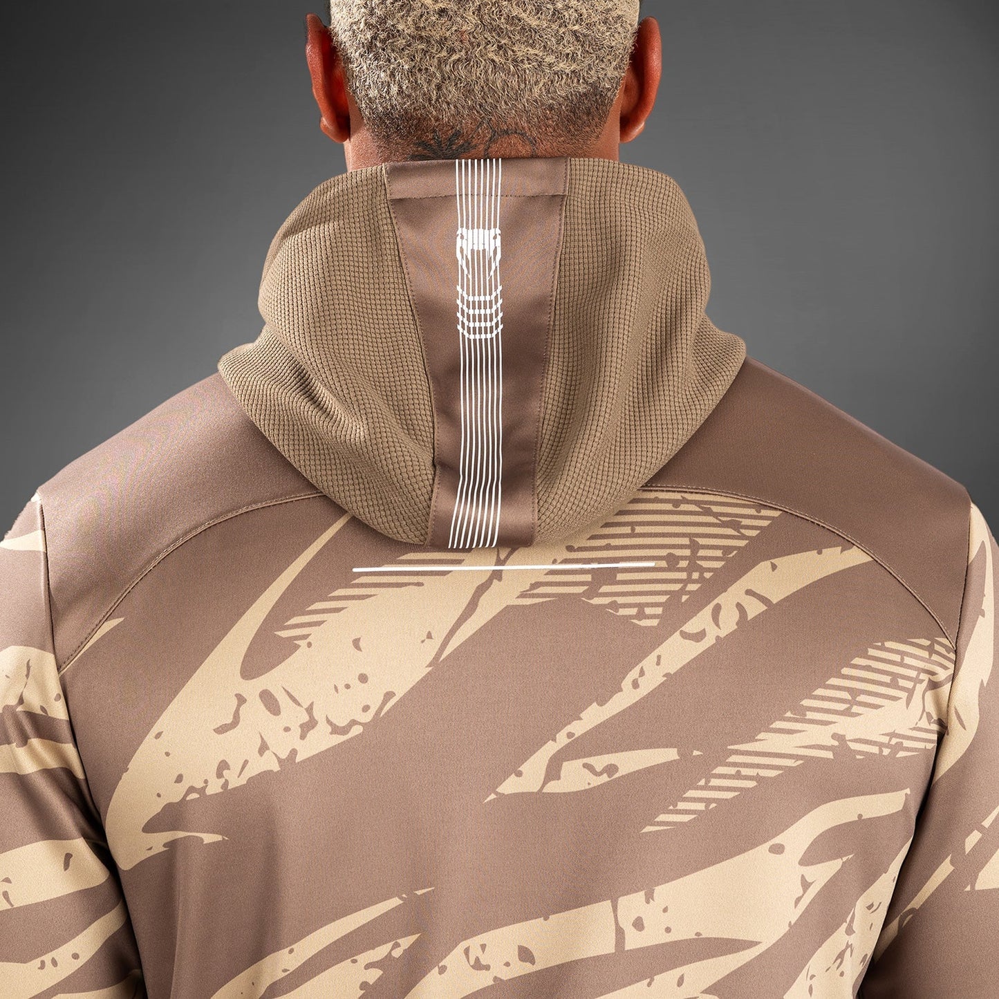 UFC Adrenaline by Venum Fight Week Men’s zip Hoodie - Desert Camo