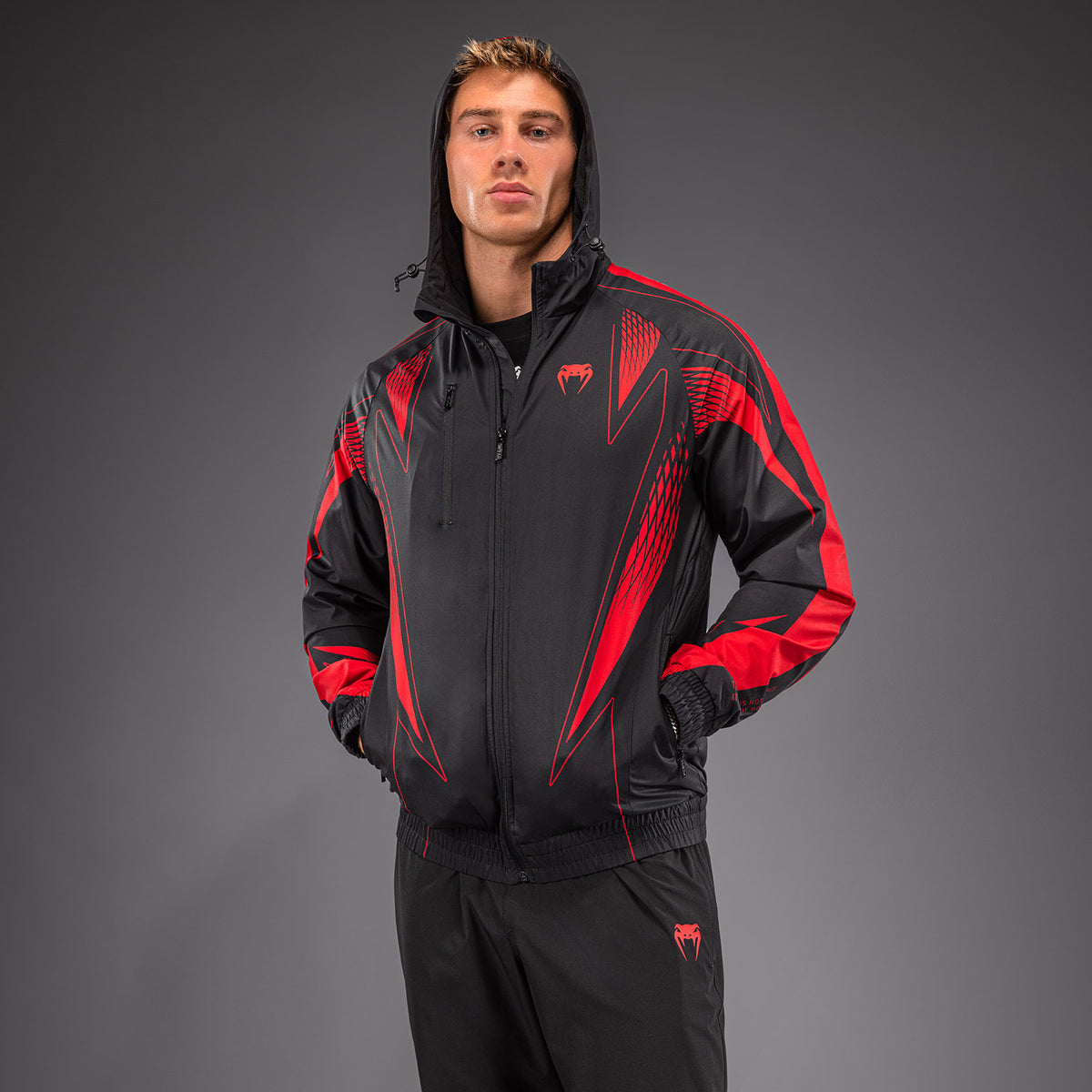 Venum Amazonia Reborn Track Jacket - Black/Red