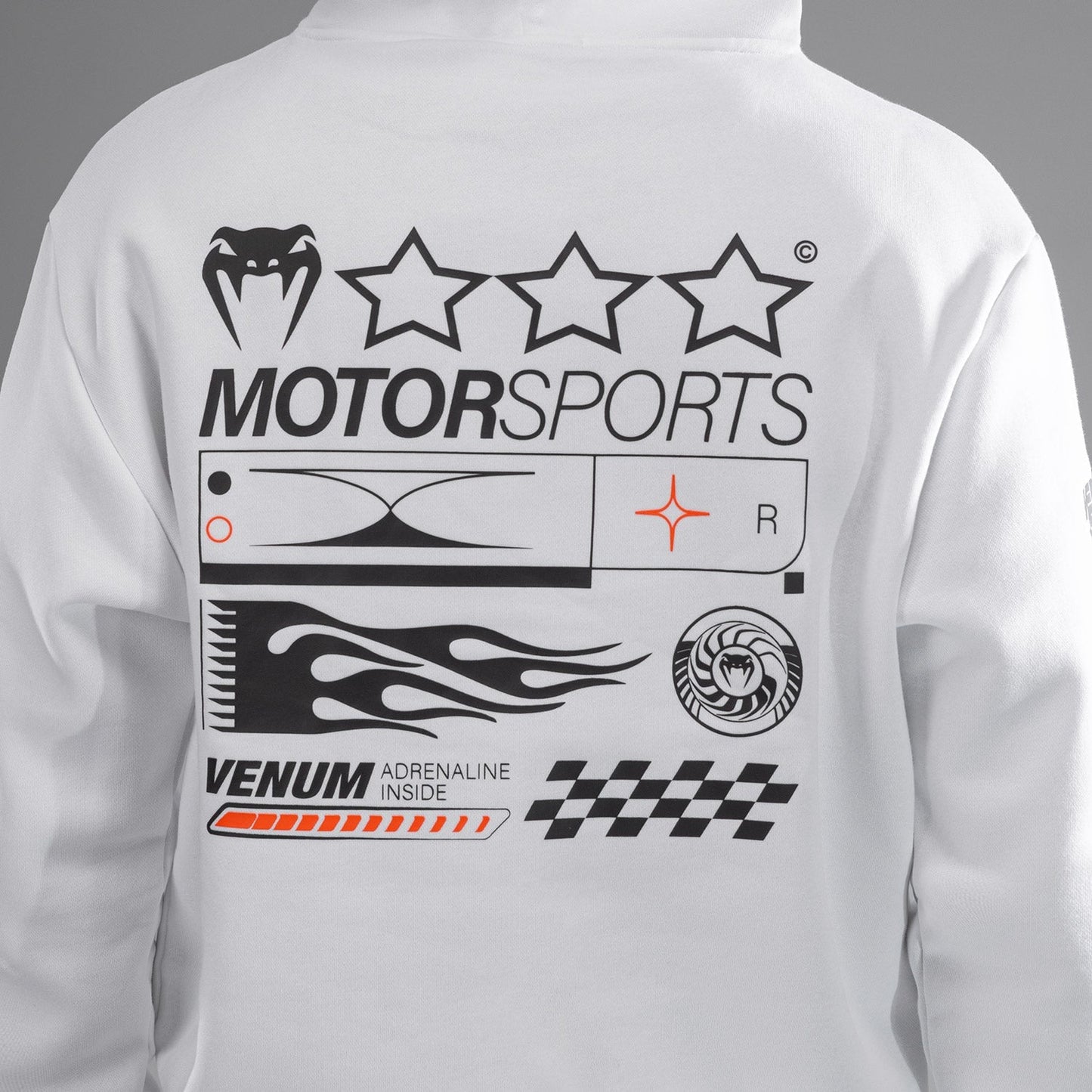 Venum Motorsport Hoodie - Snow White