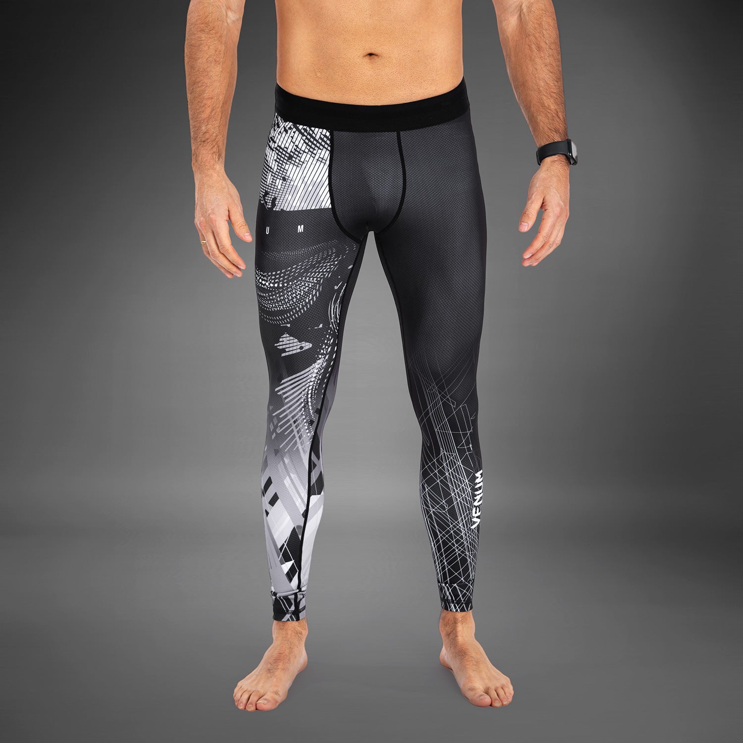 Venum Tiger Men's Sleeveless Rashguard - Black/Neon Orange