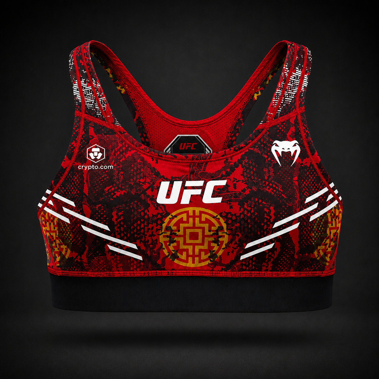 Women's UFC Unrivaled by Venum Red Zhang Weili Sports Bra
