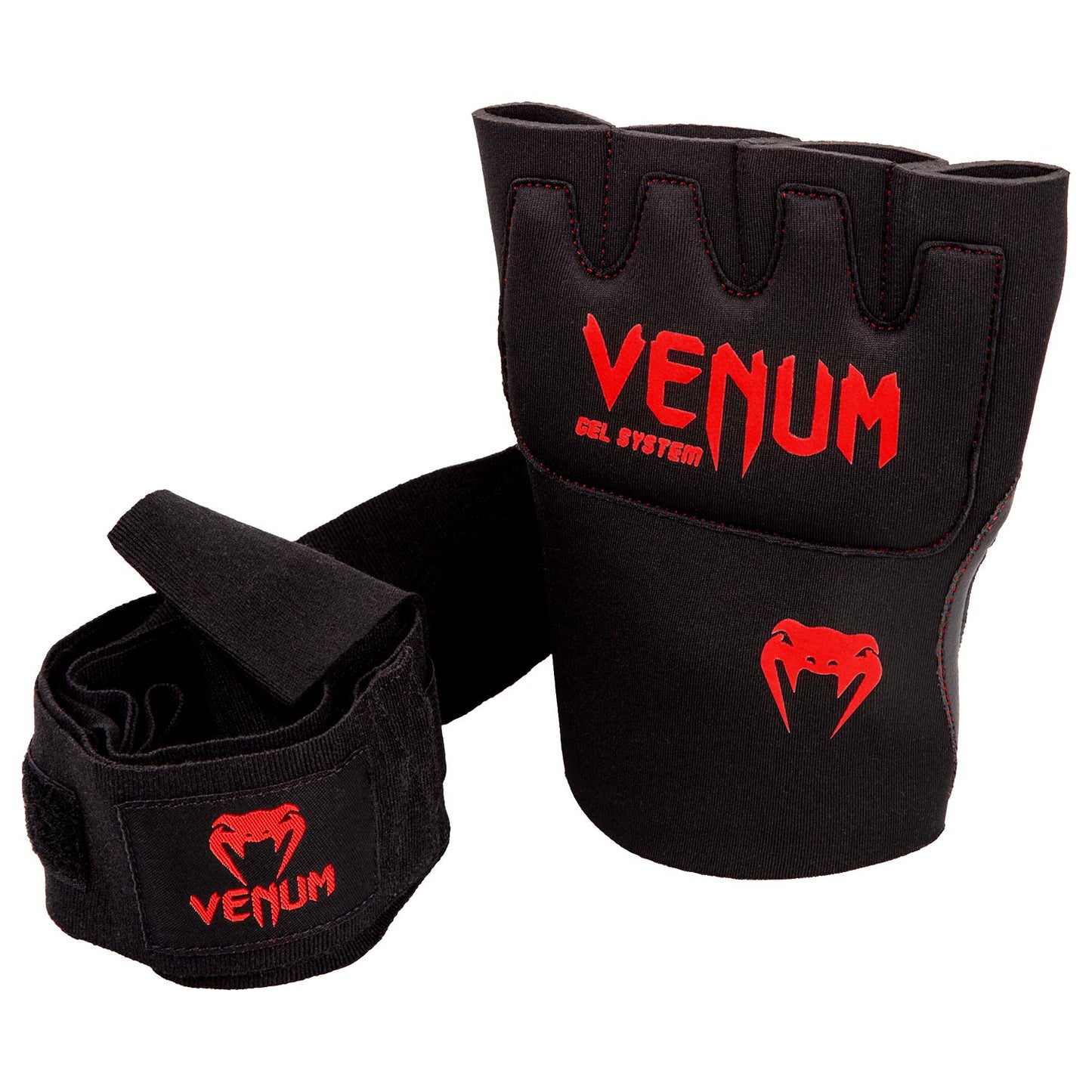Venum Gel Kontact Quick Wraps - Black/Red