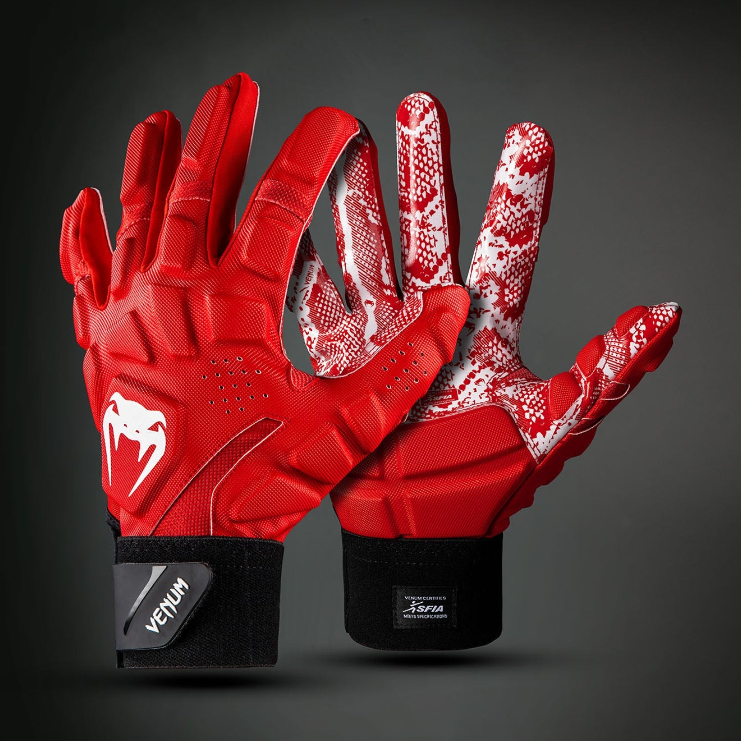 RED/WHITE Venum Elite Xtp Football Gloves  product-type_Football Gloves Venum