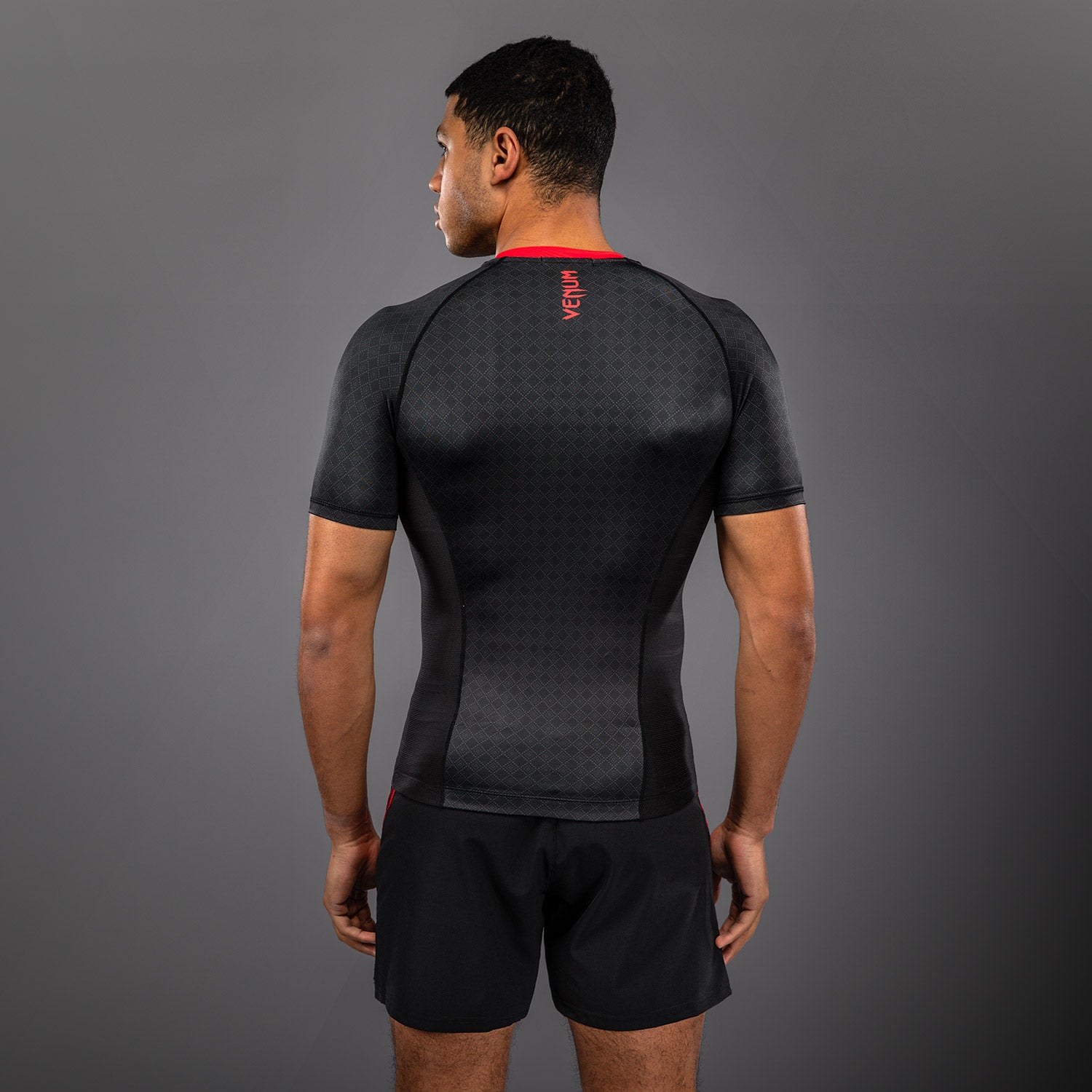 Venum x Roger Gracie Signature Short Sleeve Rashguard - Black/Red
