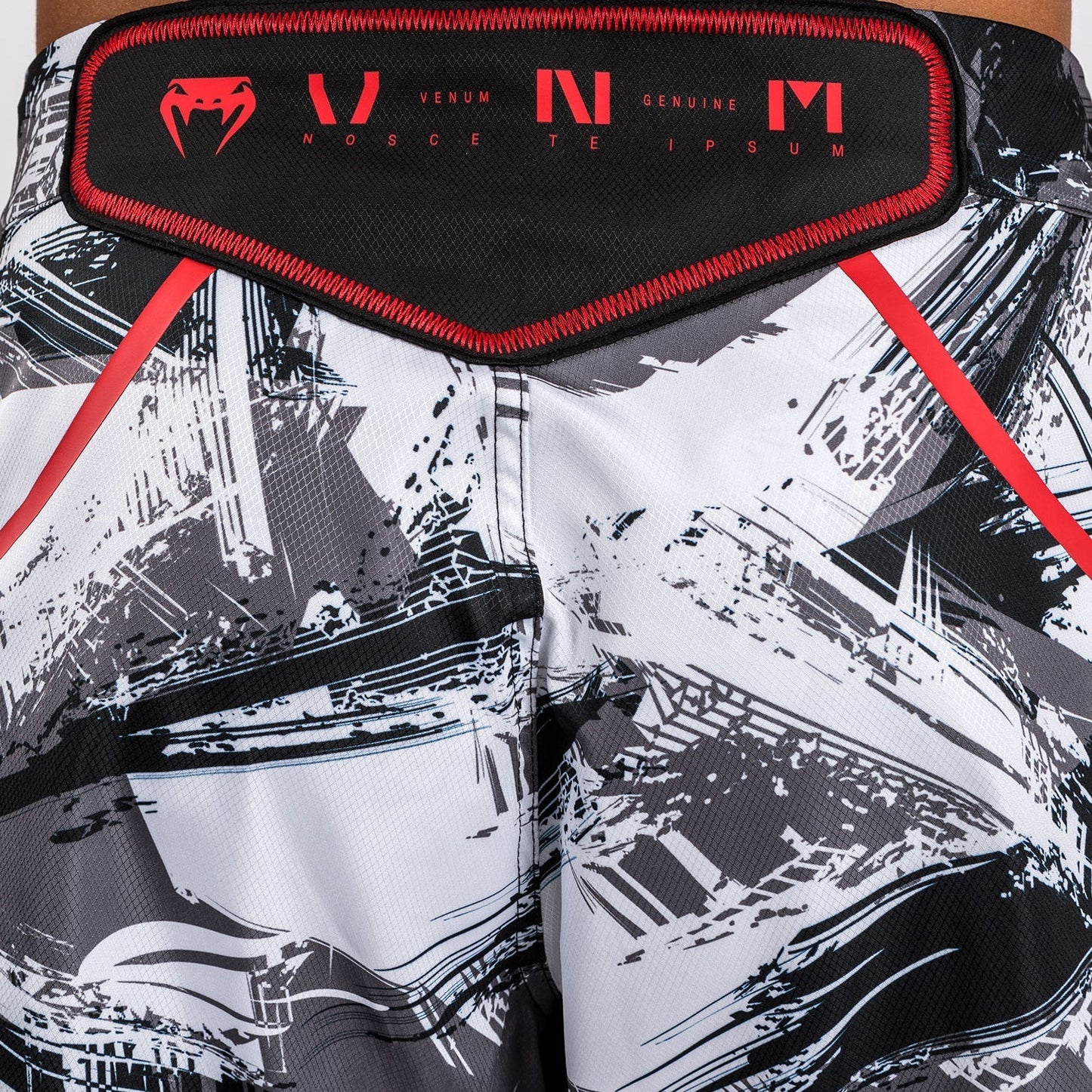 Venum Electron 3.0 Fight Shorts - Grey/Red