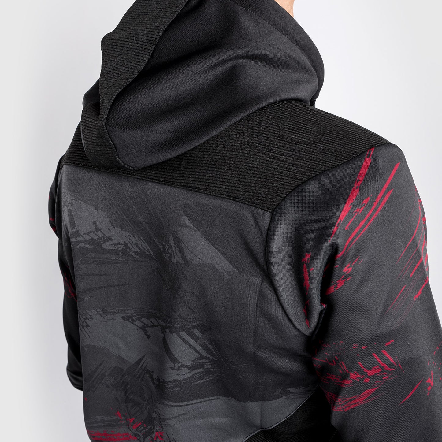 UFC Venum Authentic Fight Week 2.0 Men's Zipped Hoodie - Black/Red