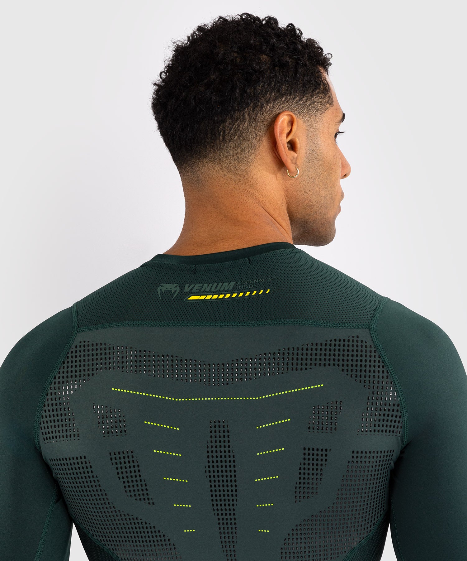 Venum Technical 3.0 Long Sleeve Rashguard - Forest Green - Venum