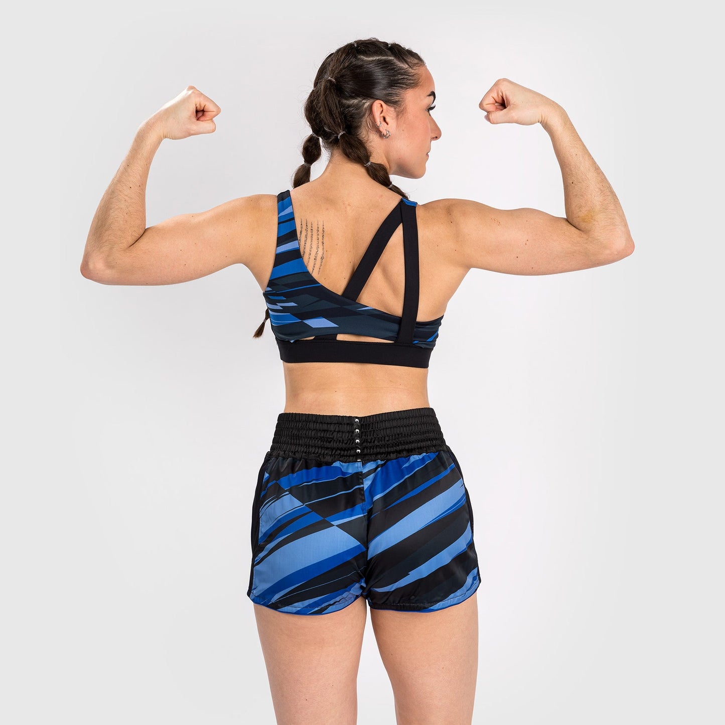 Venum Abyss Women’s Muay Thai Shorts - Shadow Blue