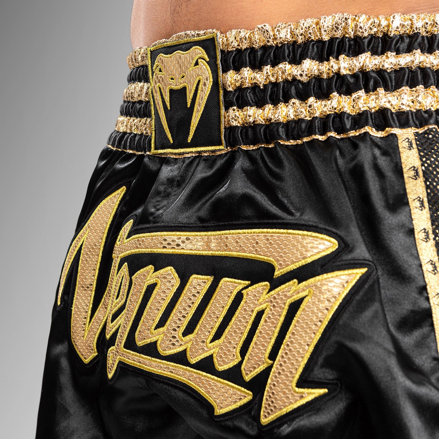Venum Absolute 2.0 Muay Thai Shorts - Black/Gold