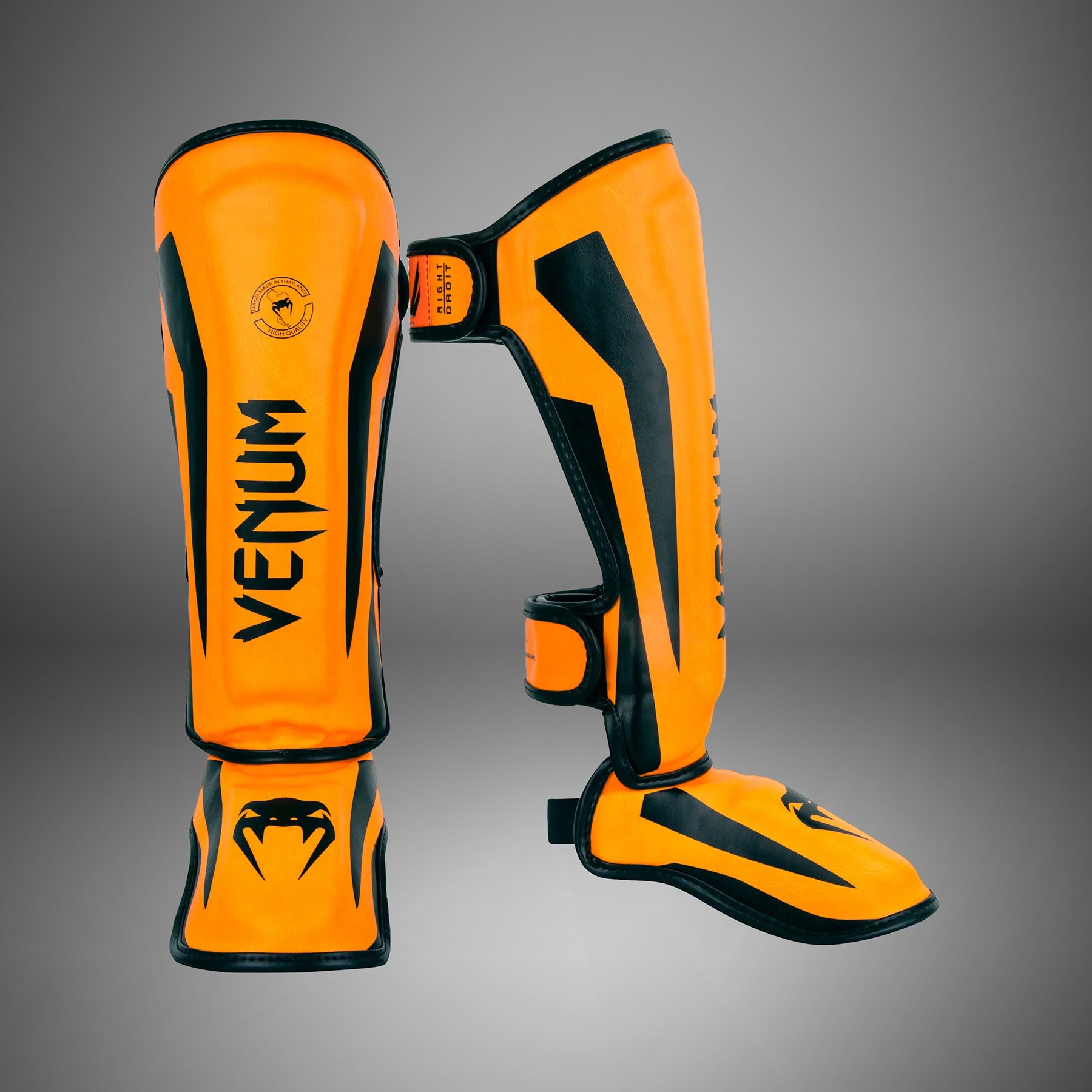 Venum Elite Standup Shin guards - Black/Red/Grey – Venum Europe