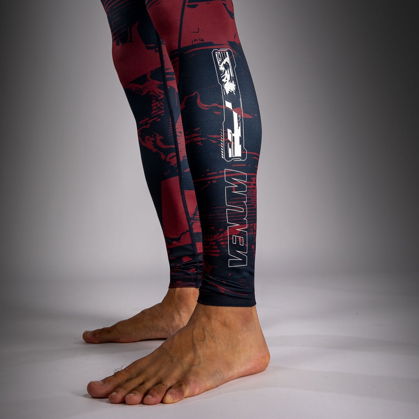 Men’s UFC Zenith by Venum Burgundy Authentic Fight Week Performance Tight