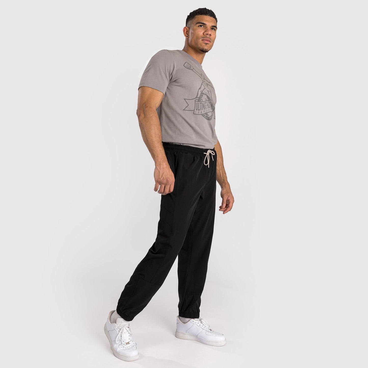 Venum Attack 90 Tracksuit Pants - Black/White