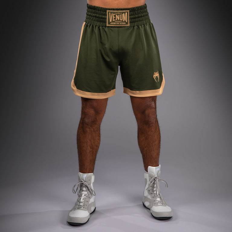 Venum Classic Boxing Shorts - Military Green/Sand - Venum - Venum