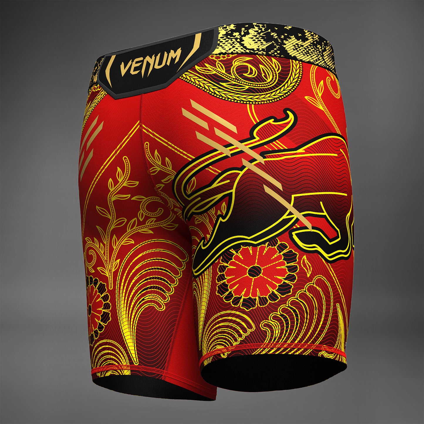 Men's UFC Unrivaled by Venum Red Ilia Topuria Vale Tudo Short