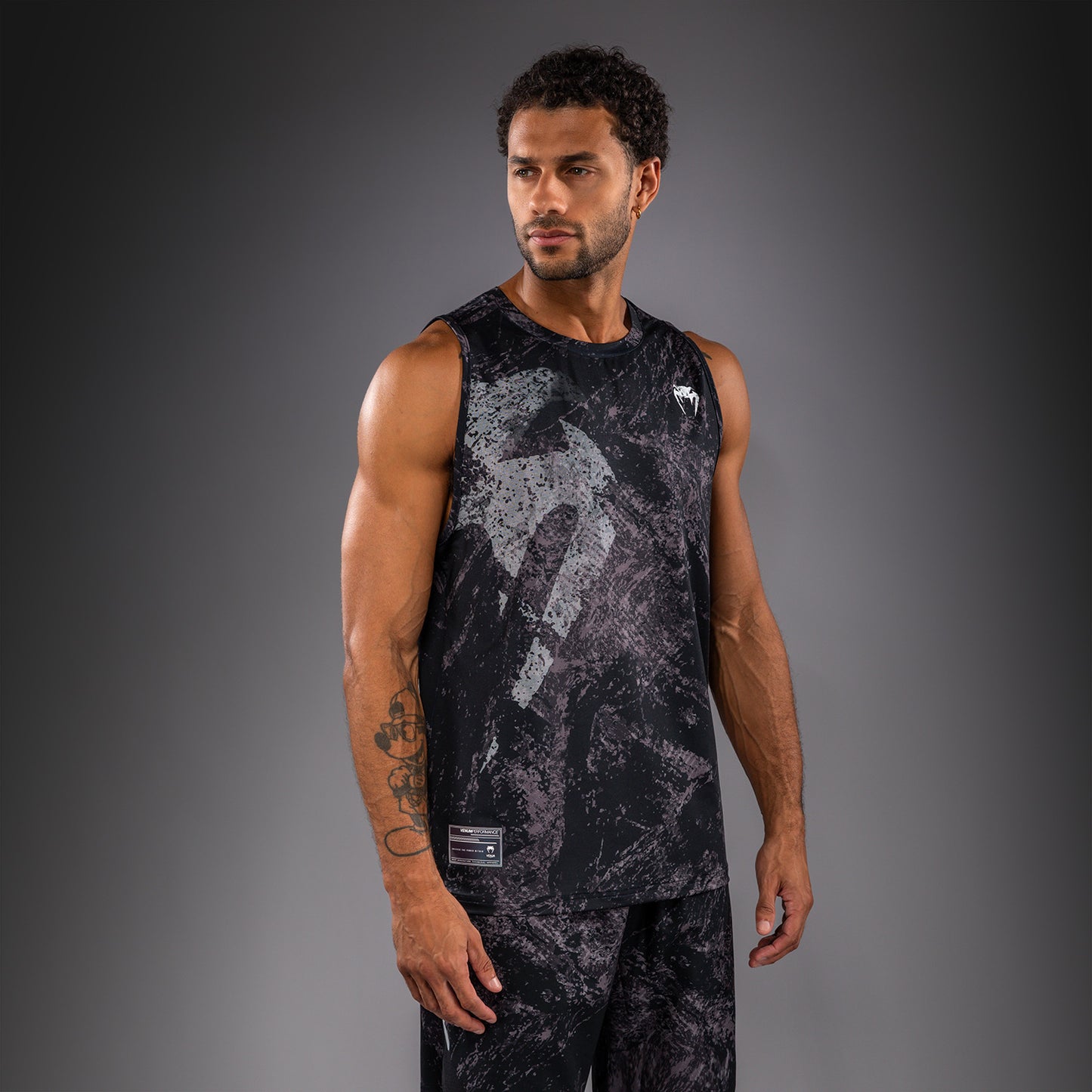 Venum Rage & Workout Dry Tech Tank Top - Black/Grey  product-type_Tank tops Venum