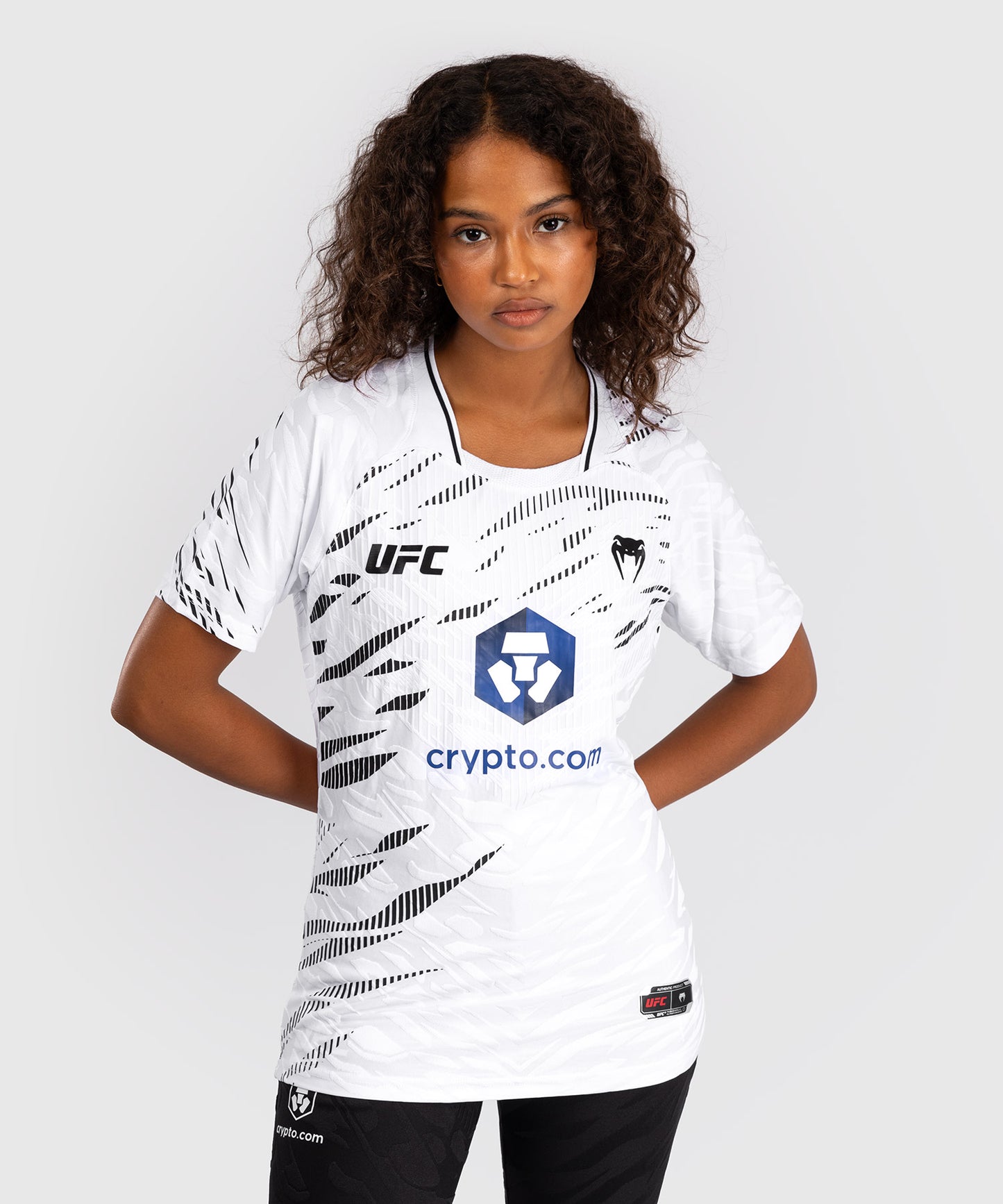 UFC Fusion by Venum Personalized Authentic Fight Night Women's Walkout Jersey - White