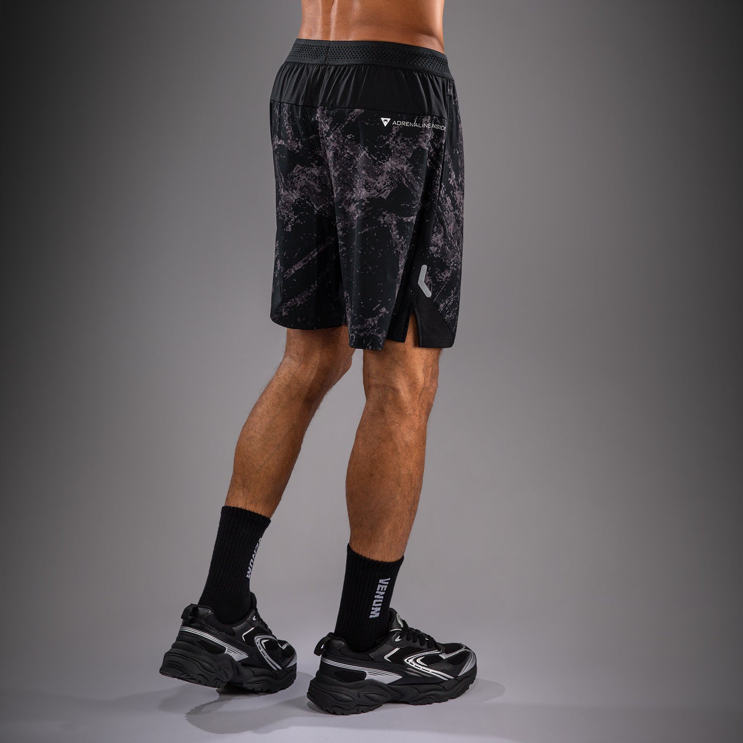 Venum Rage & Workout Training Shorts - Black/Grey  product-type_Training shorts Venum