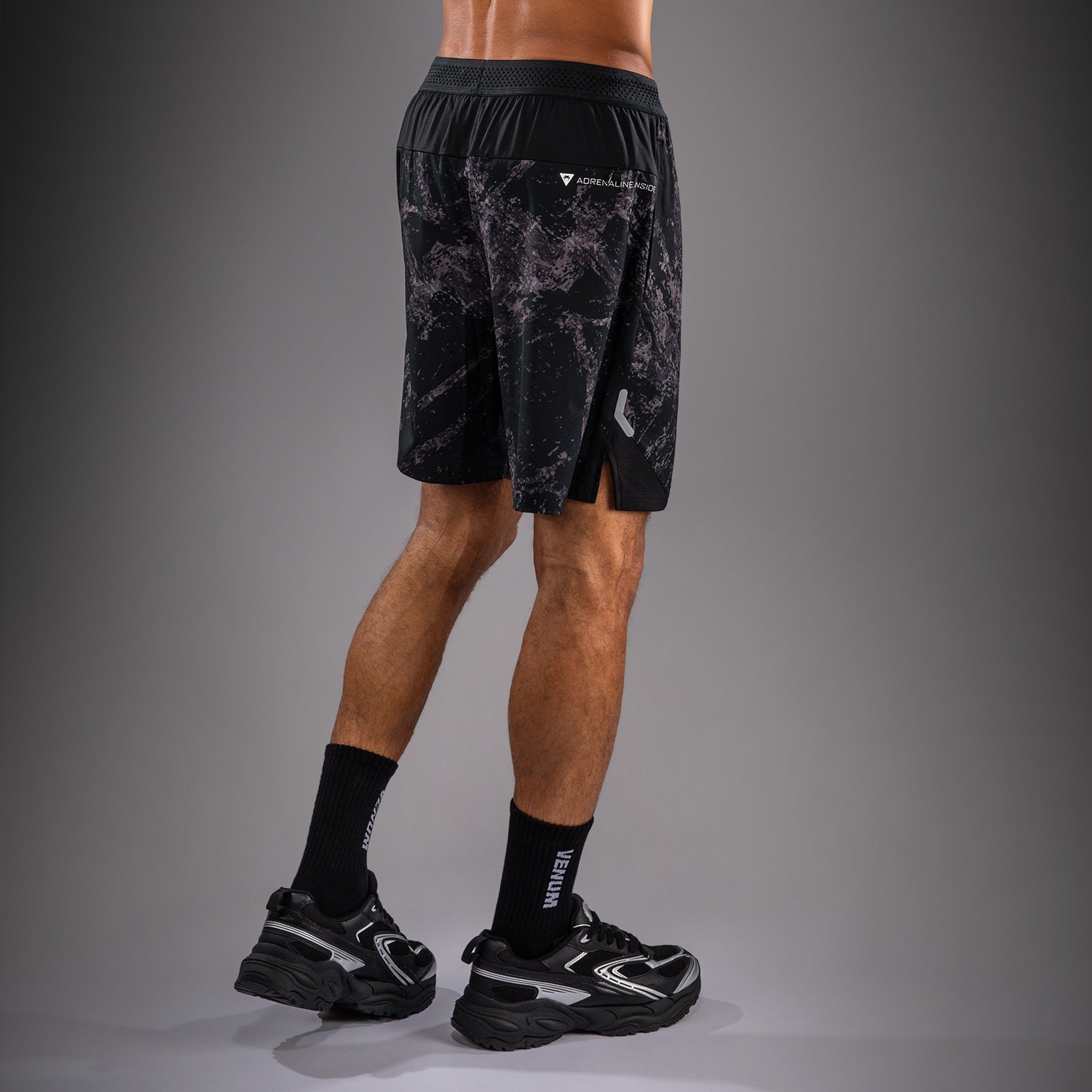 Venum Rage & Workout Training Shorts - Black/Grey  product-type_Training shorts Venum