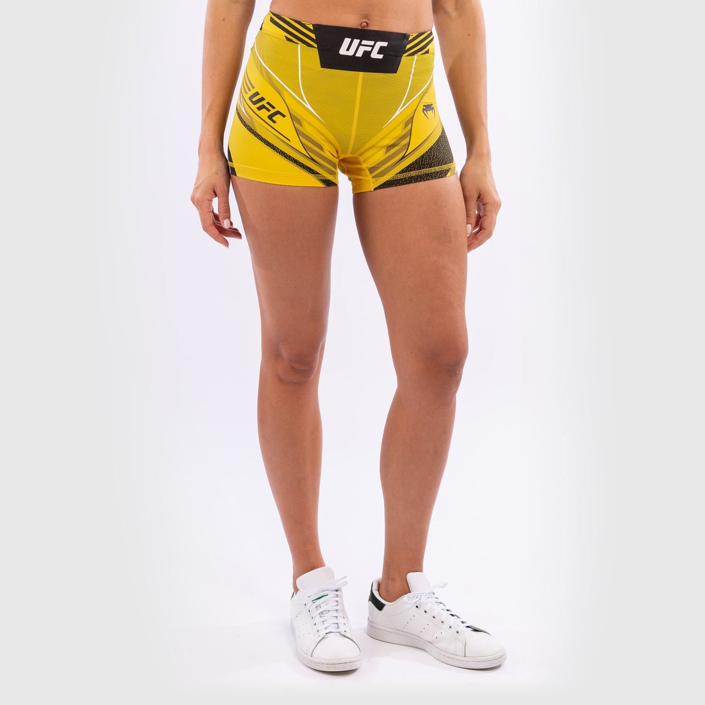 UFC Venum Authentic Fight Night Women's Vale Tudo Shorts - Short Fit - Yellow