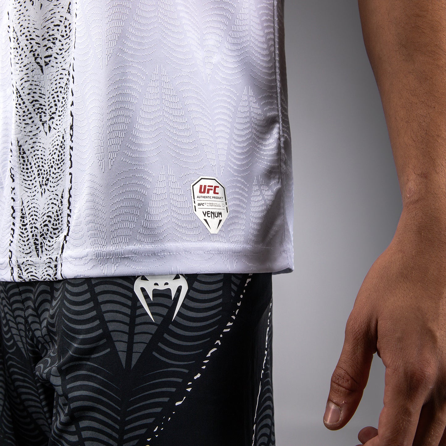 Men's UFC Zenith by Venum White Authentic Fight Night Walkout Jersey Personalized