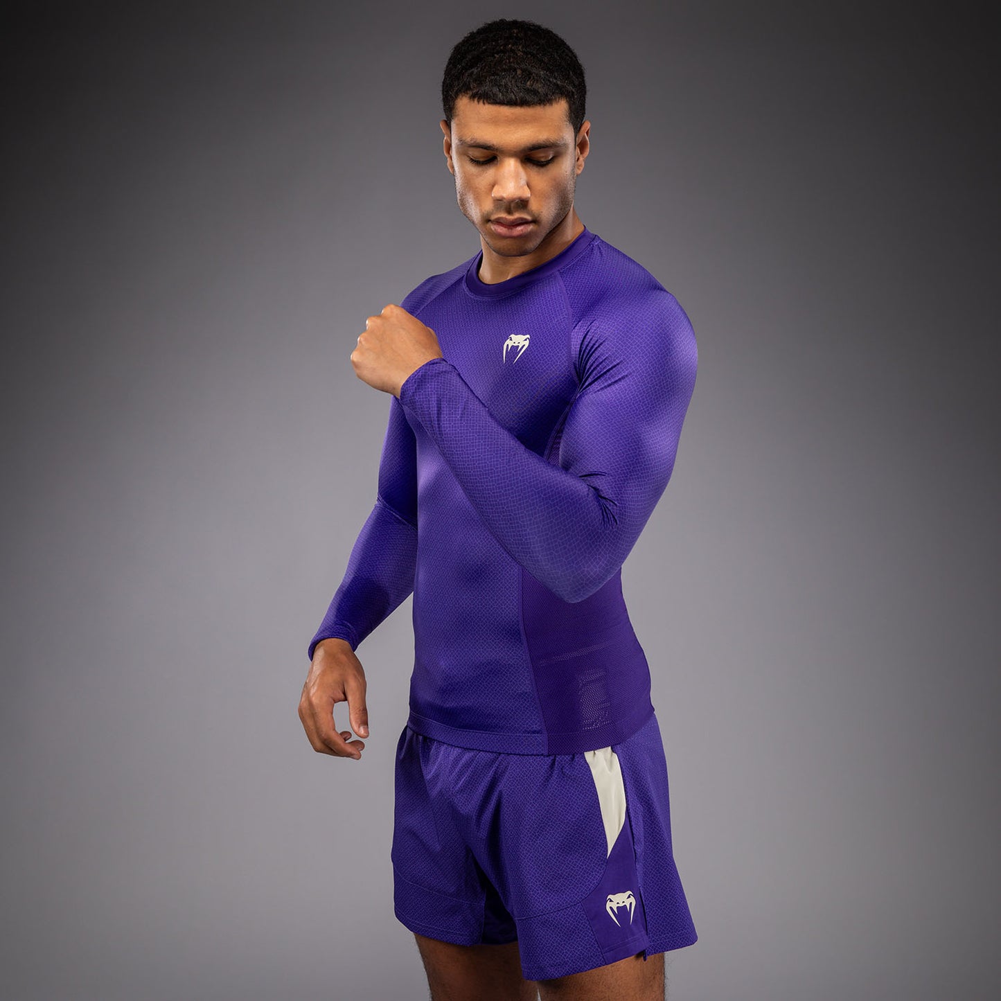 Venum x Roger Gracie Academy Long Sleeve Rashguard - Purple