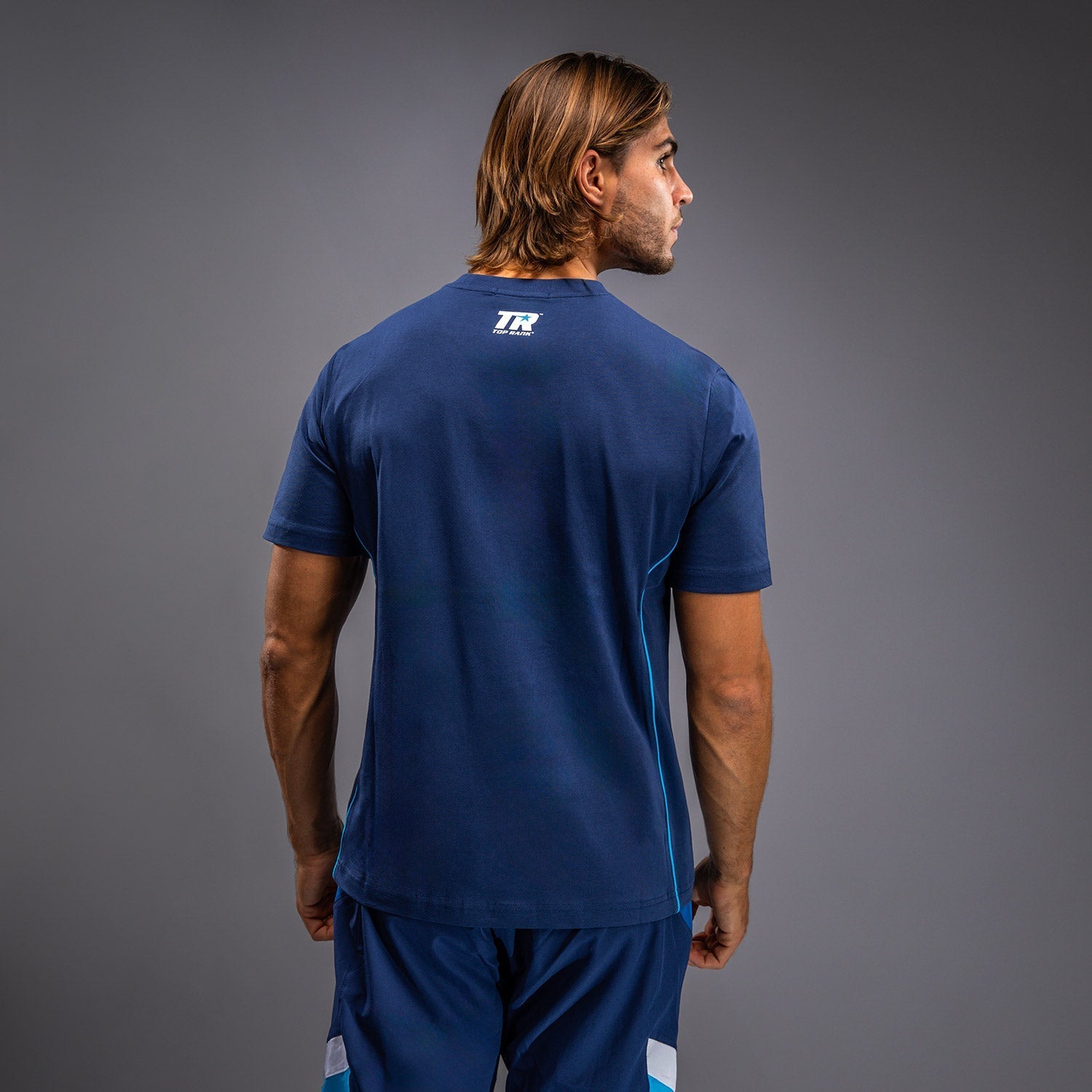Venum x Top Rank Original Men's T-Shirt - Navy Blue - Venum