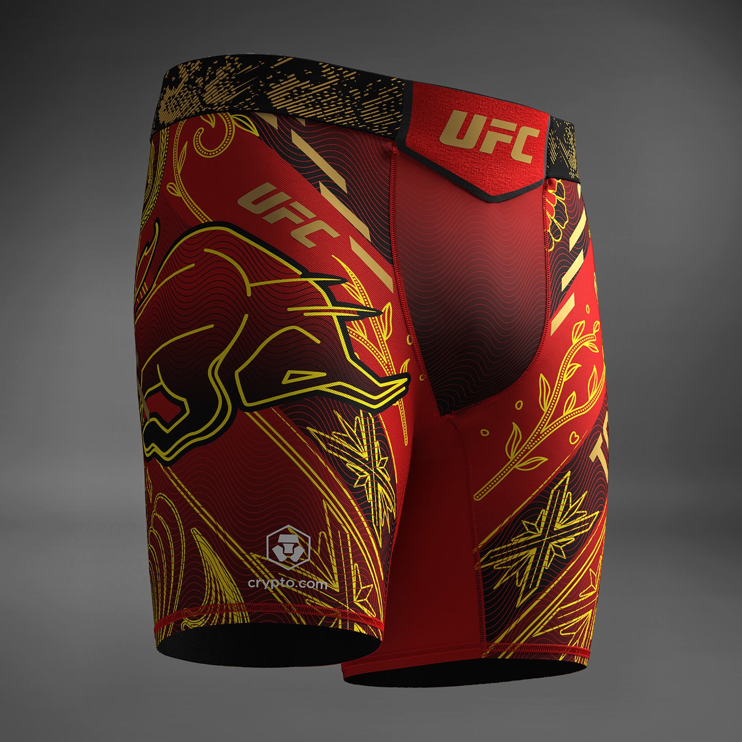 Men's UFC Unrivaled by Venum Red Ilia Topuria Vale Tudo Short