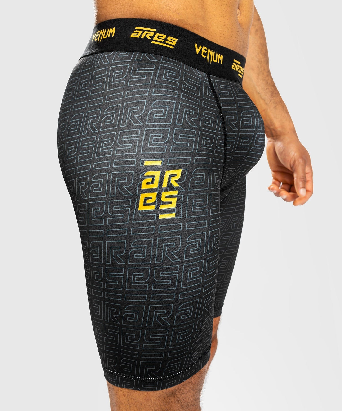 Venum x Ares Men’s Vale Tudo Shorts - Black/Gold