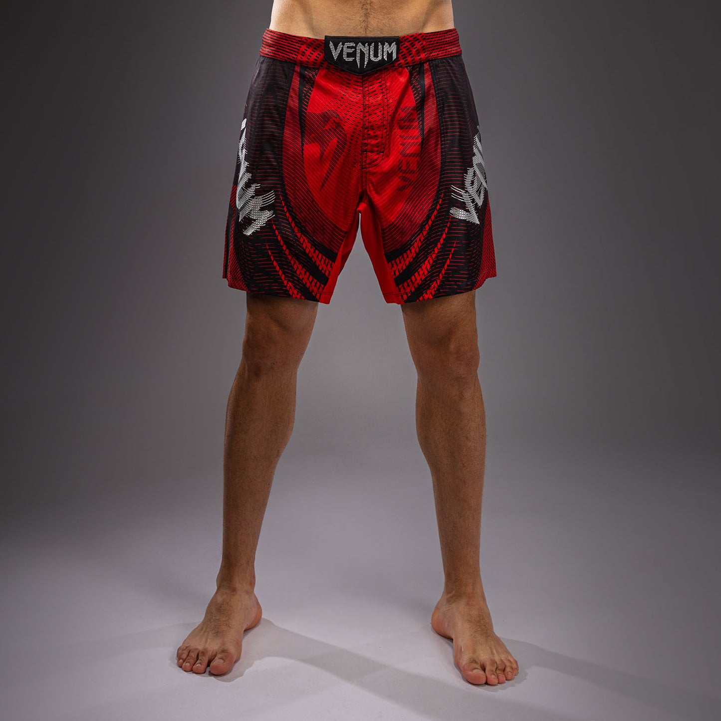 Venum Galactic 3.0 Fight Shorts - Red/Silver  product-type_MMA Shorts Venum