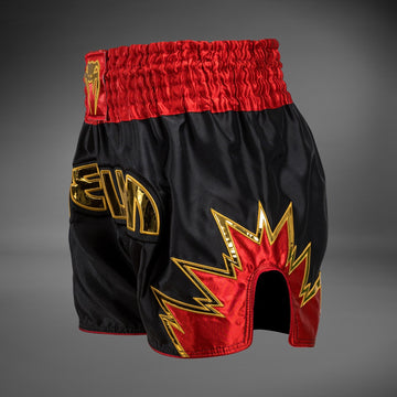 Venum Inferno Muay Thai Shorts - Black/Gold/Red