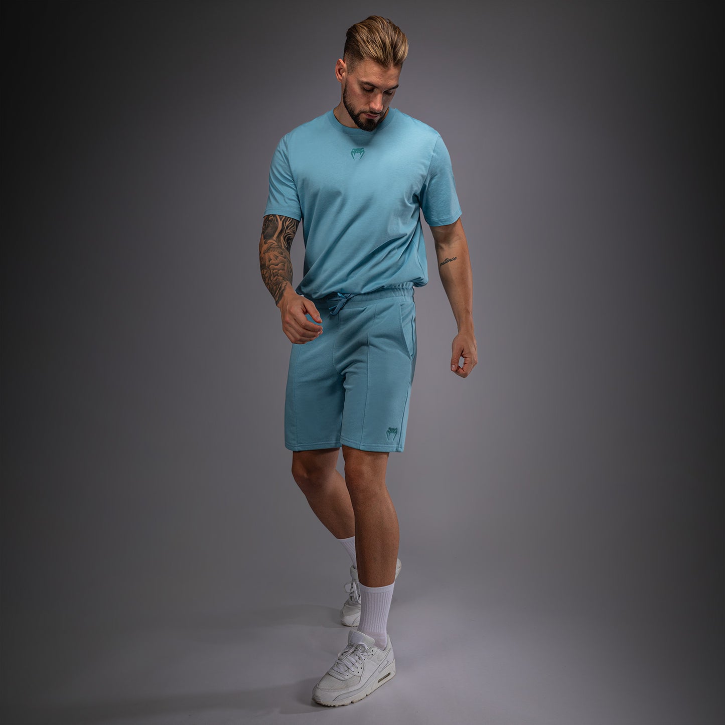 Venum Contender Fleece Cotton Shorts - Turquoise  product-type_Cotton Shorts Venum