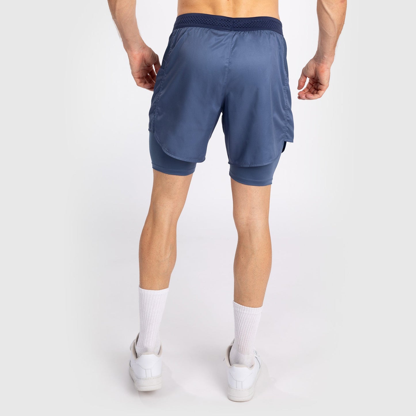 Venum Attack Men's Fight Shorts - Navy Blue