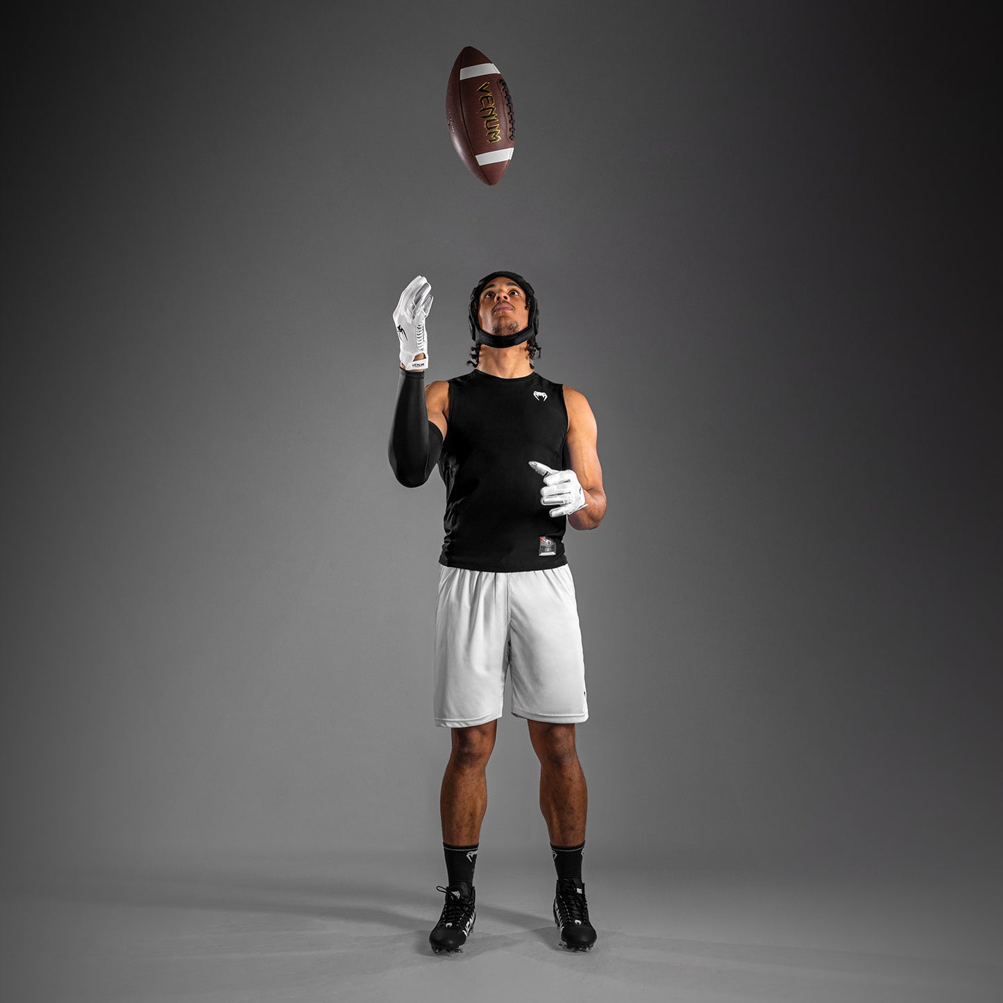 Venum Elite Football Sleeveless Compression Jersey - Black