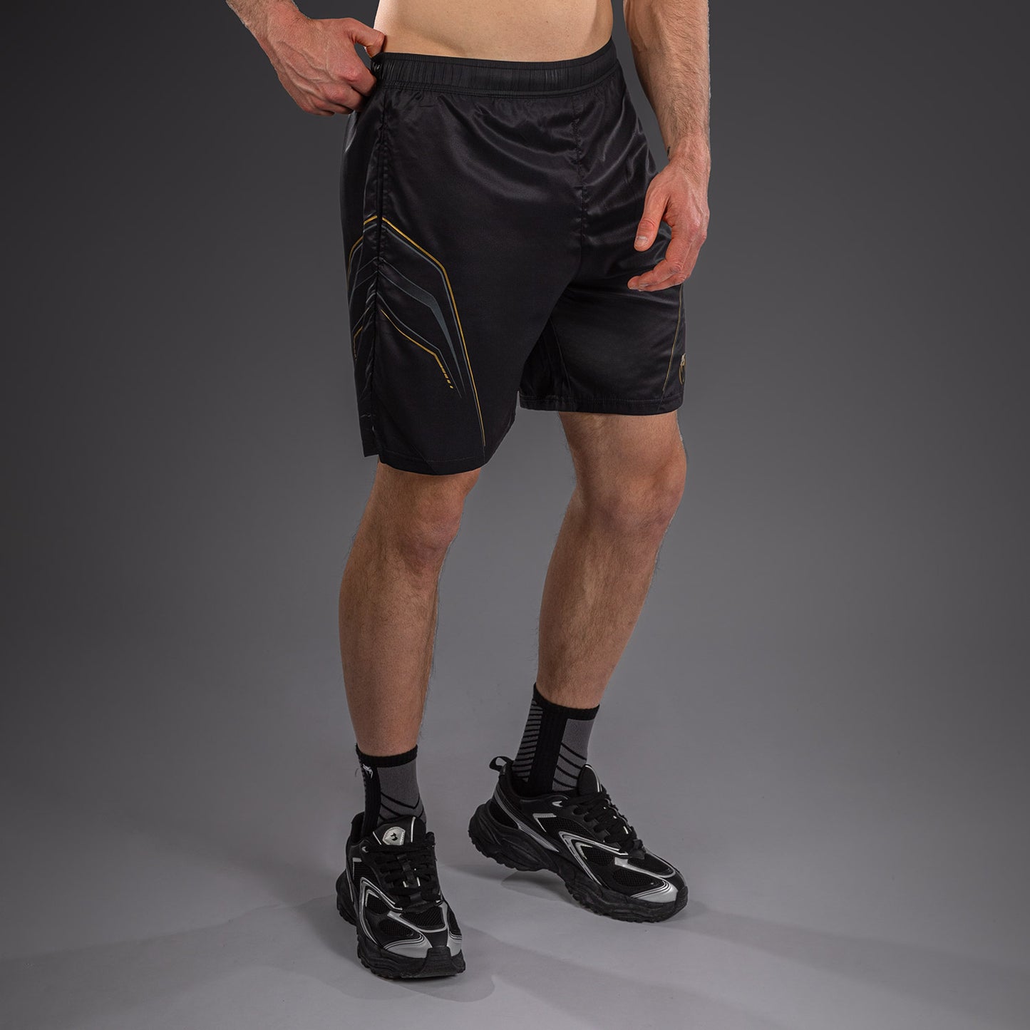 Venum Streamline Training Shorts - Black/Gold  product-type_Training shorts Venum