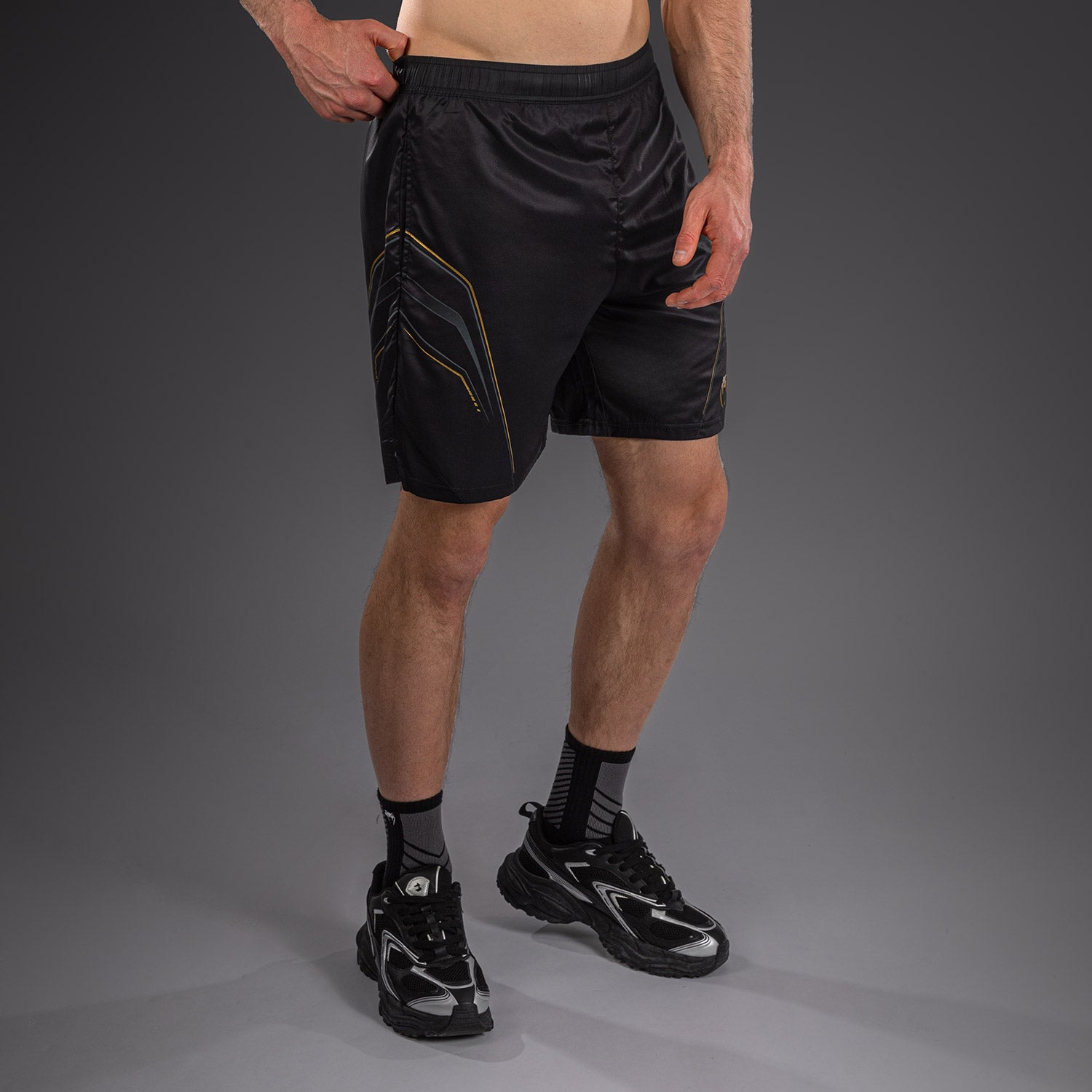 Venum Streamline Training Shorts - Black/Gold  product-type_Training shorts Venum