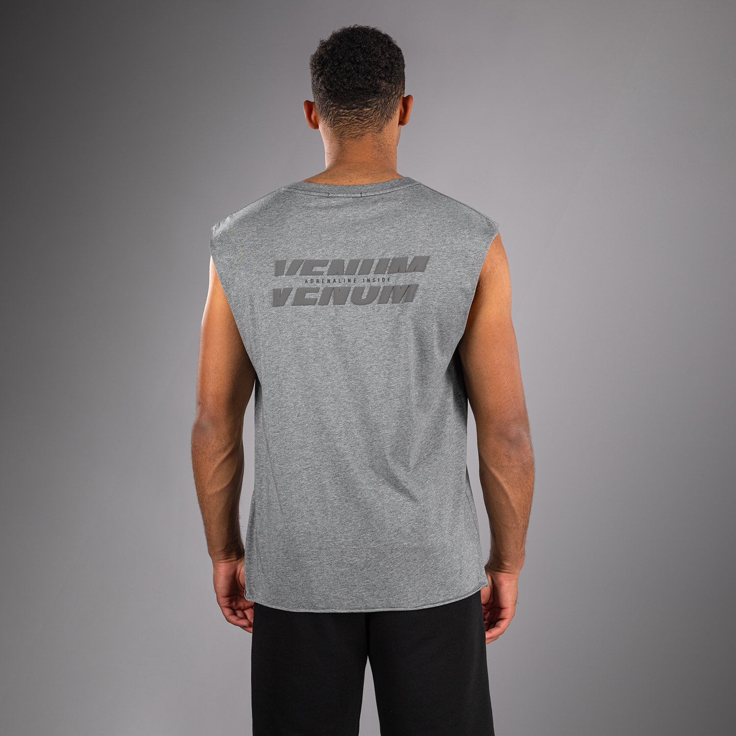 Venum Divide Sleeveless T-Shirt - Heather Grey  product-type_T-Shirts Venum