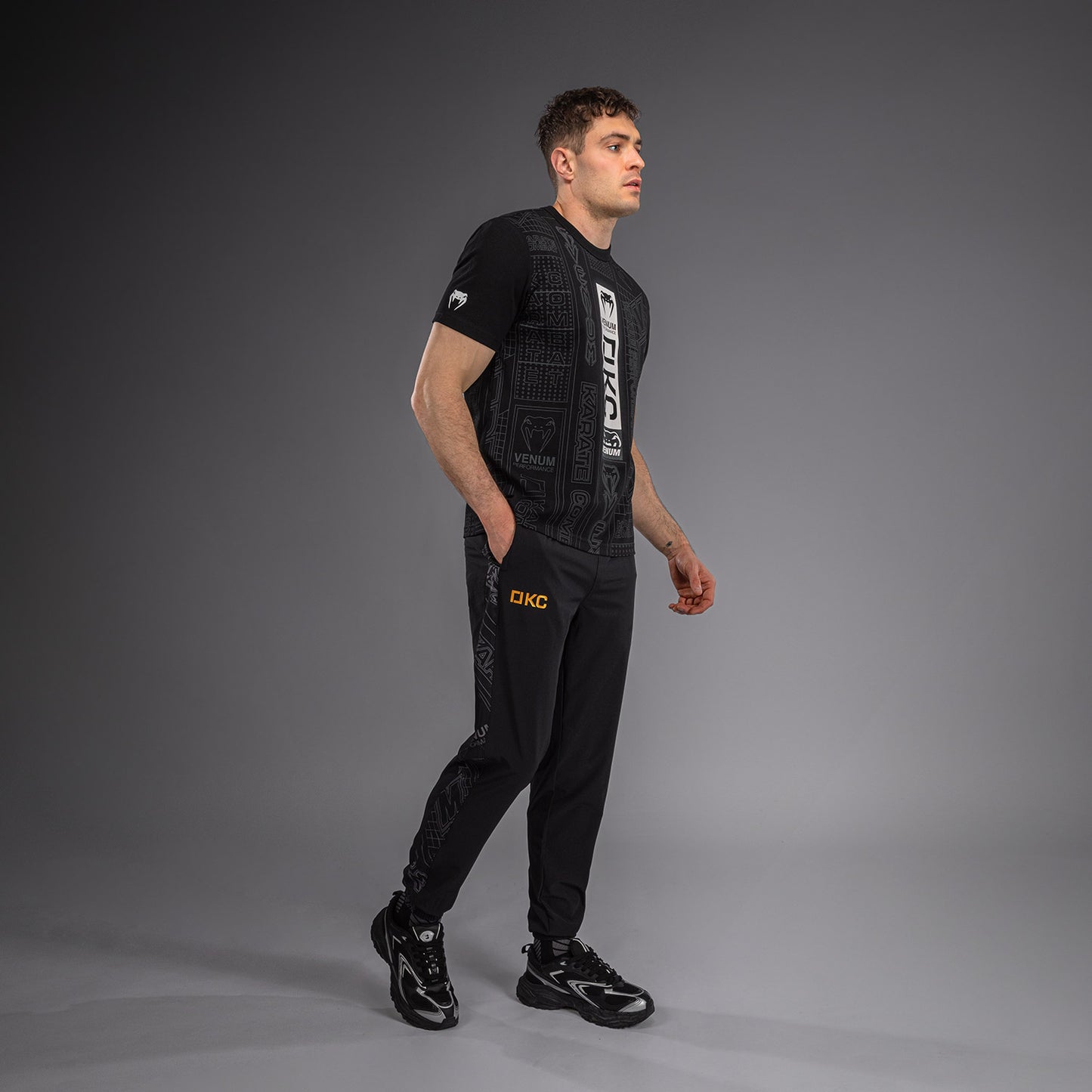 Karate Combat by Venum T-shirt - Black/Grey  product-type_T-Shirts Venum