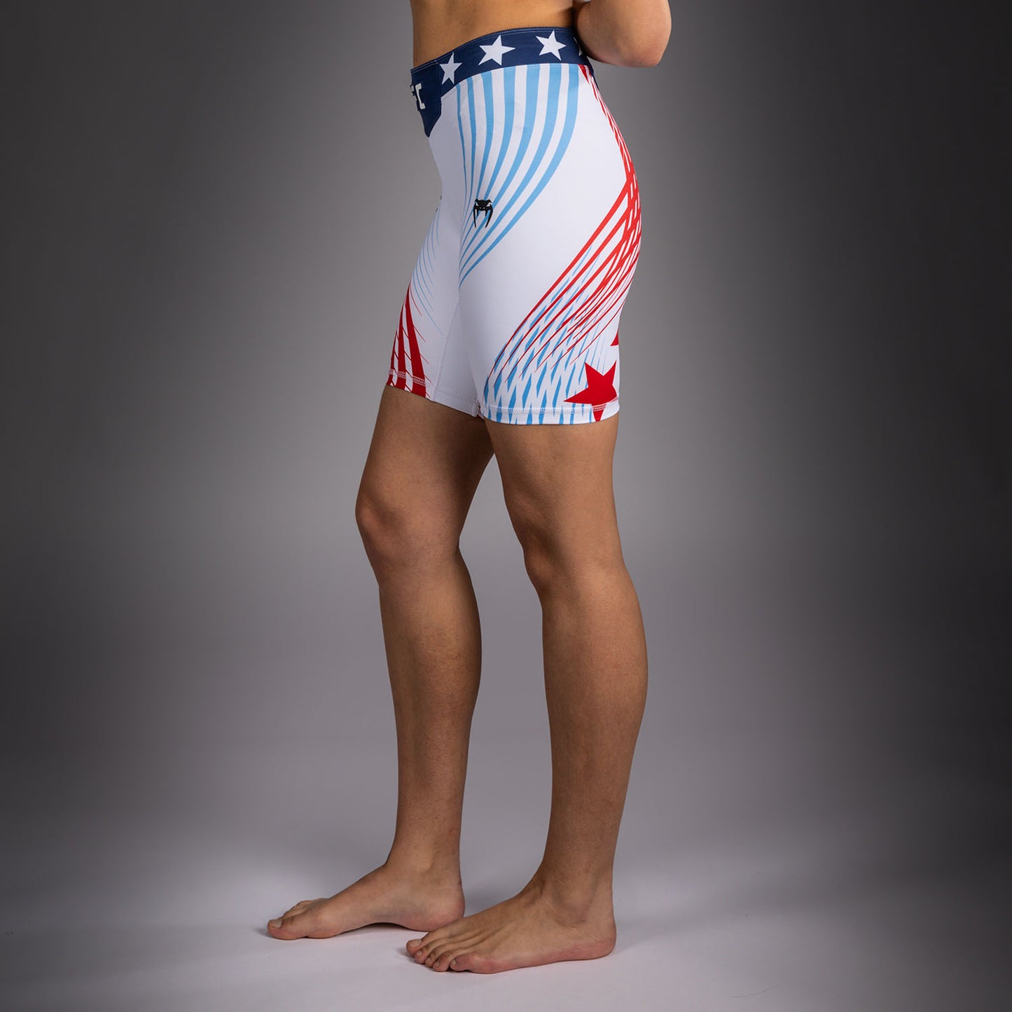 Women's UFC Freedom 250 by Venum White Personalized Authentic Long Fit Vale Tudo Short  product-type_Compression shorts Venum