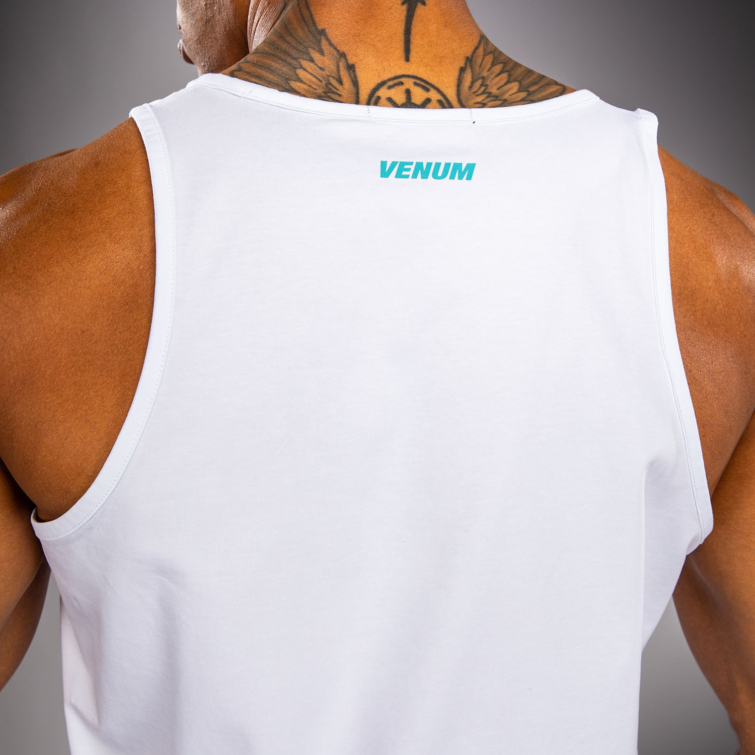 Venum Aqua Tank Top - White/Turquoise  product-type_Tank tops Venum