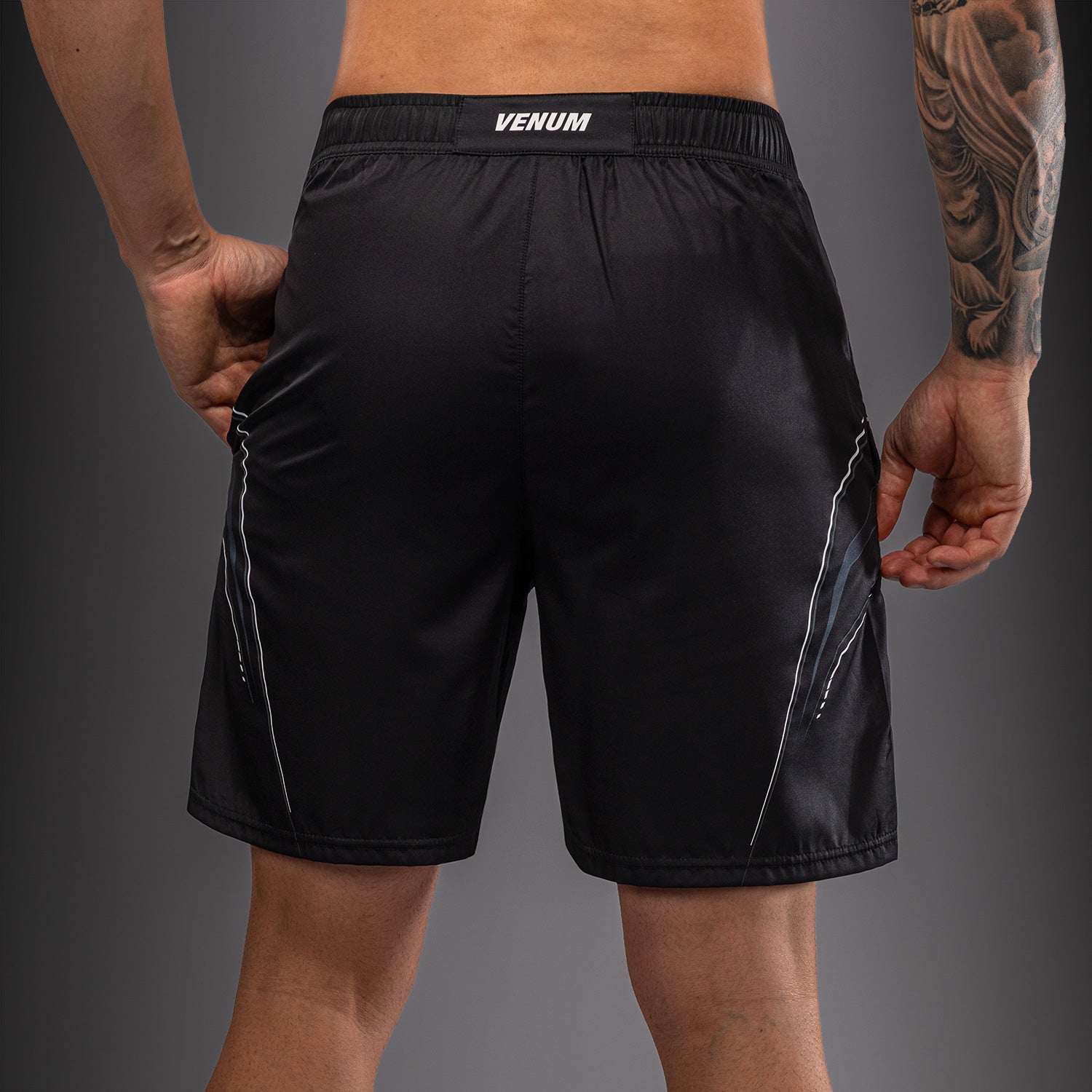 Venum Streamline Dry-Tech T-Shirt - Black/White  product-type_Dry Tech T-Shirts Venum