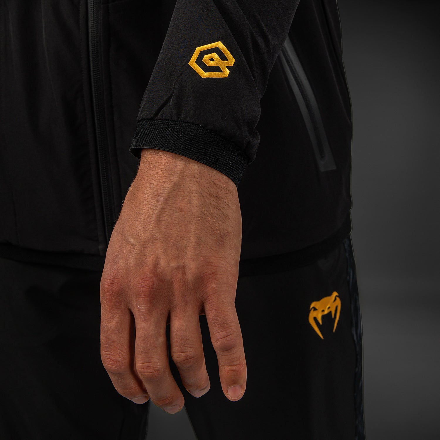 Venum x Chimaev Track Jacket - Black/Grey - Venum