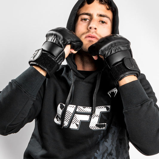 UFC Venum Authentic Fight Week Men's Pullover Hoodie - Black