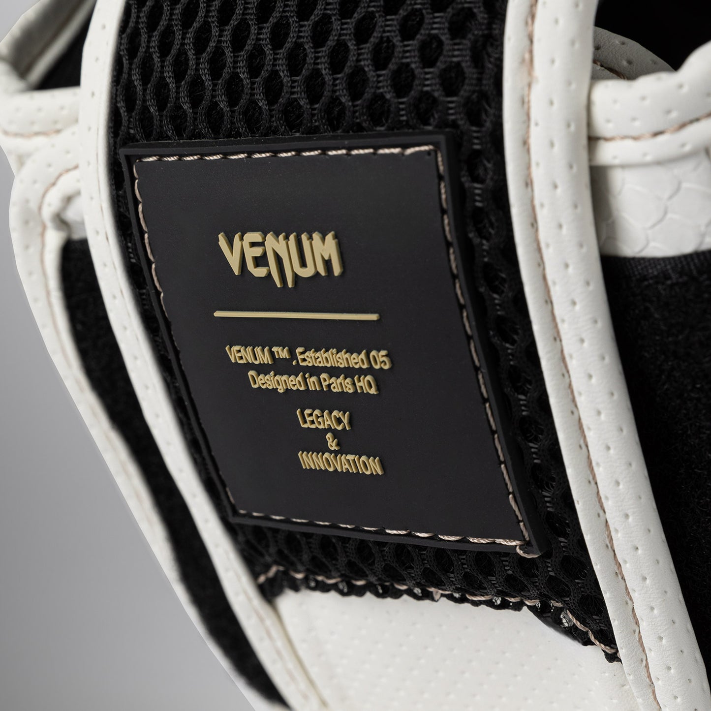 Venum Impact Evo Scales Headgear - Ivory