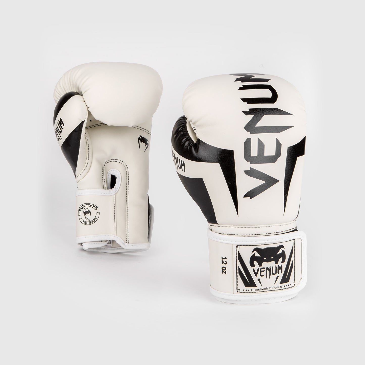 Venum Elite Boxing Gloves - White/Black