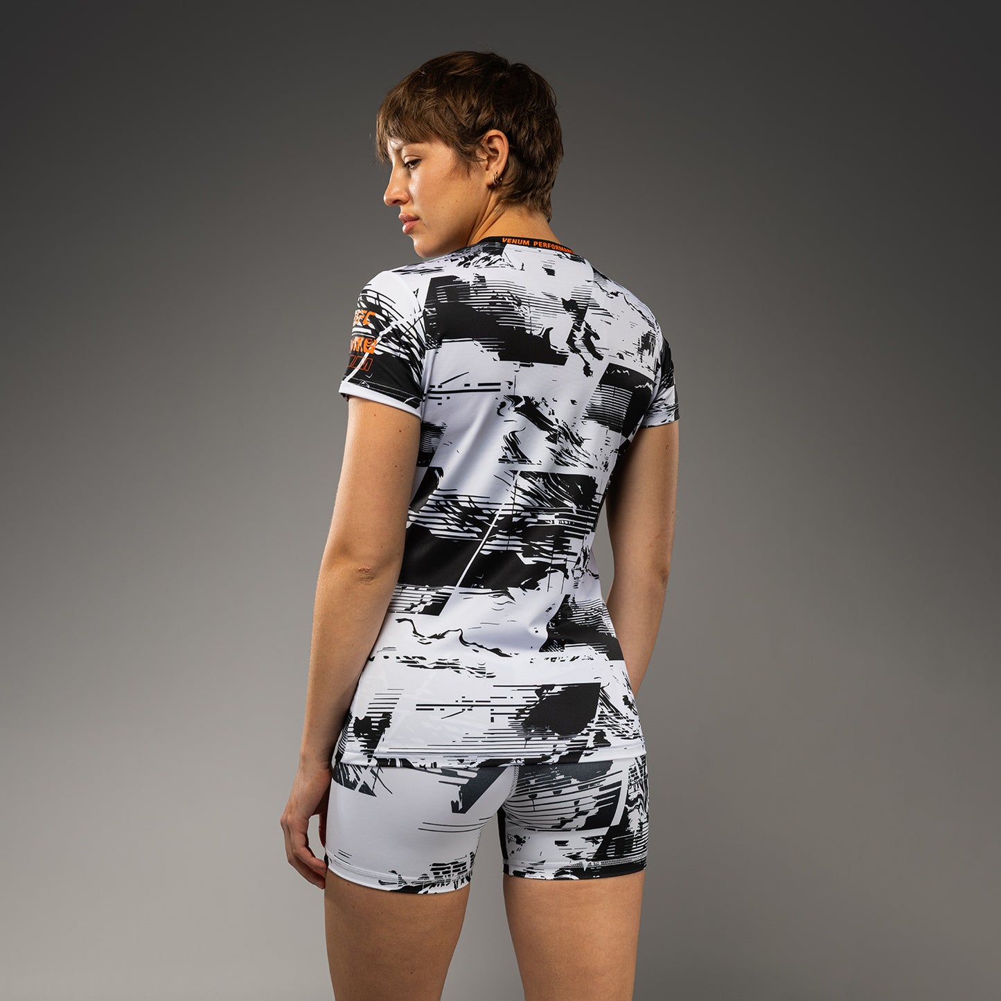 Women’s UFC Zenith by Venum White Authentic Fight Week Performance Short Sleeve T-Shirt