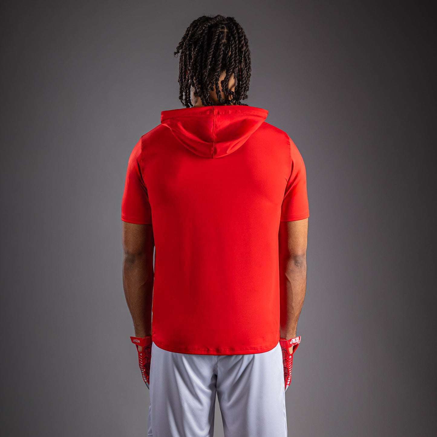 Venum Elite Short Sleeve Dry-Tech Hoodie - Red  product-type_Sweatshirts Venum