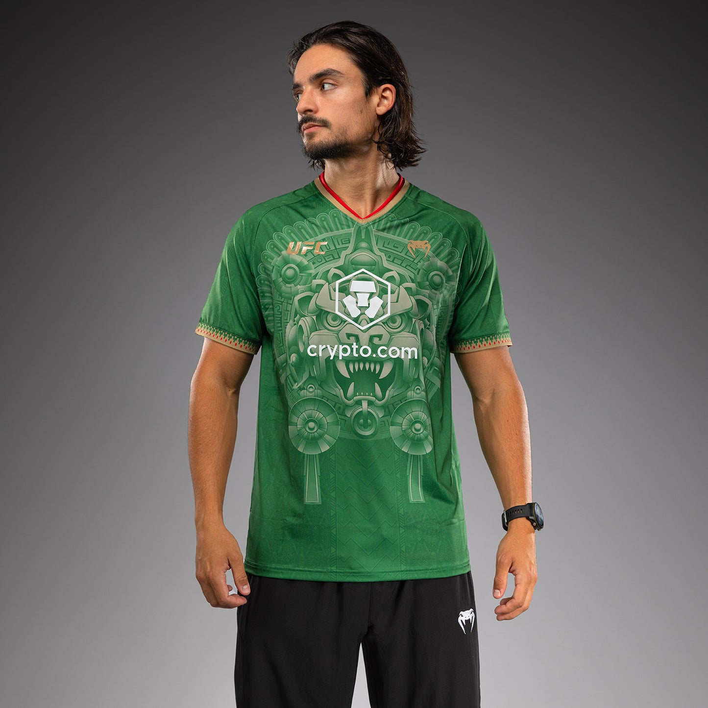 Men’s Noche UFC 2.0 by Venum Green Authentic Fight Night Walkout Personalized Jersey