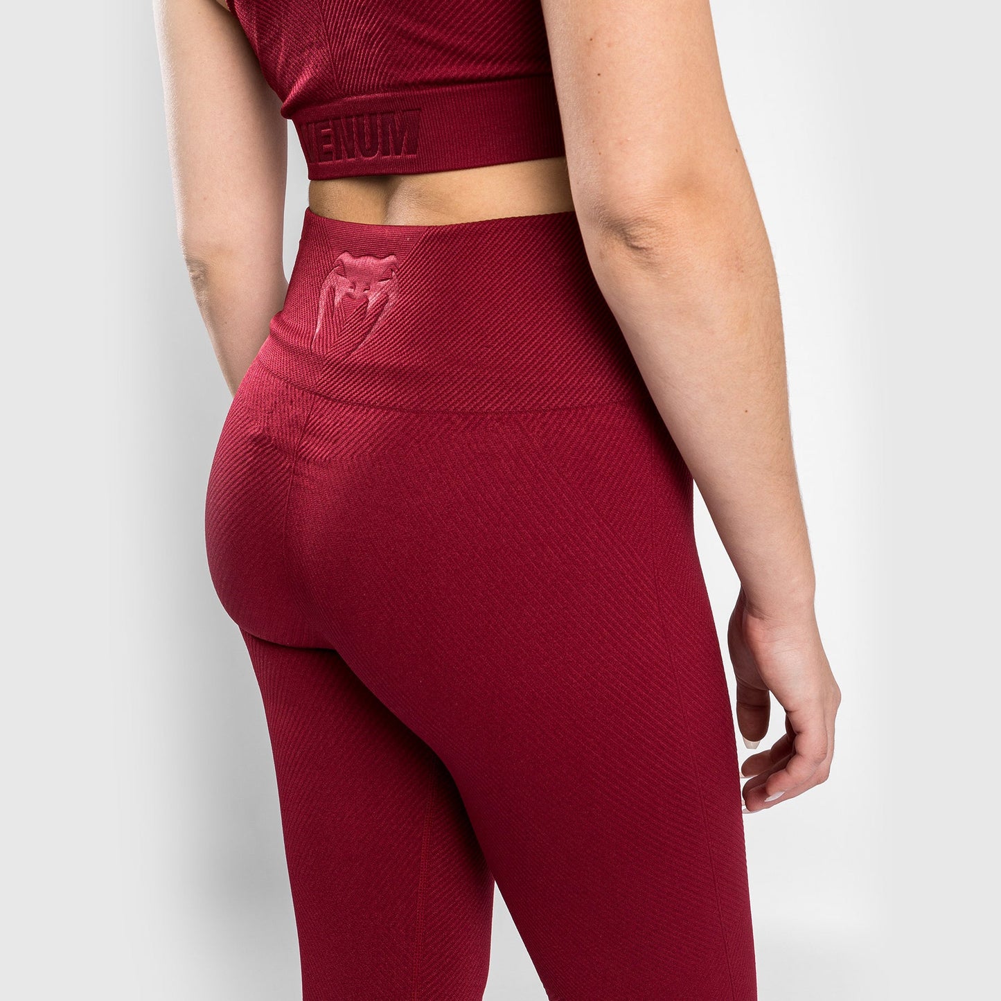 Venum Sparring Seamless 7/8 Leggings - For Women - Burgundy