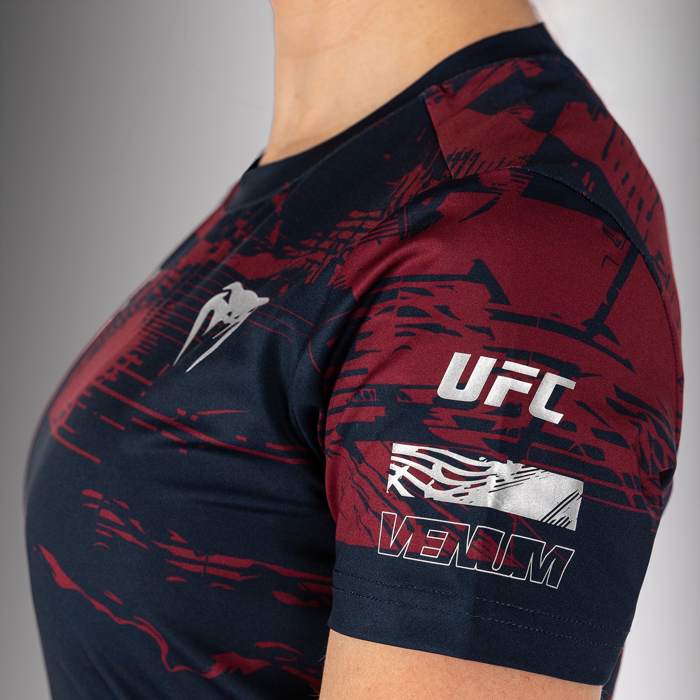 Women’s UFC Zenith by Venum Burgundy Authentic Fight Week Performance Short Sleeve T-Shirt