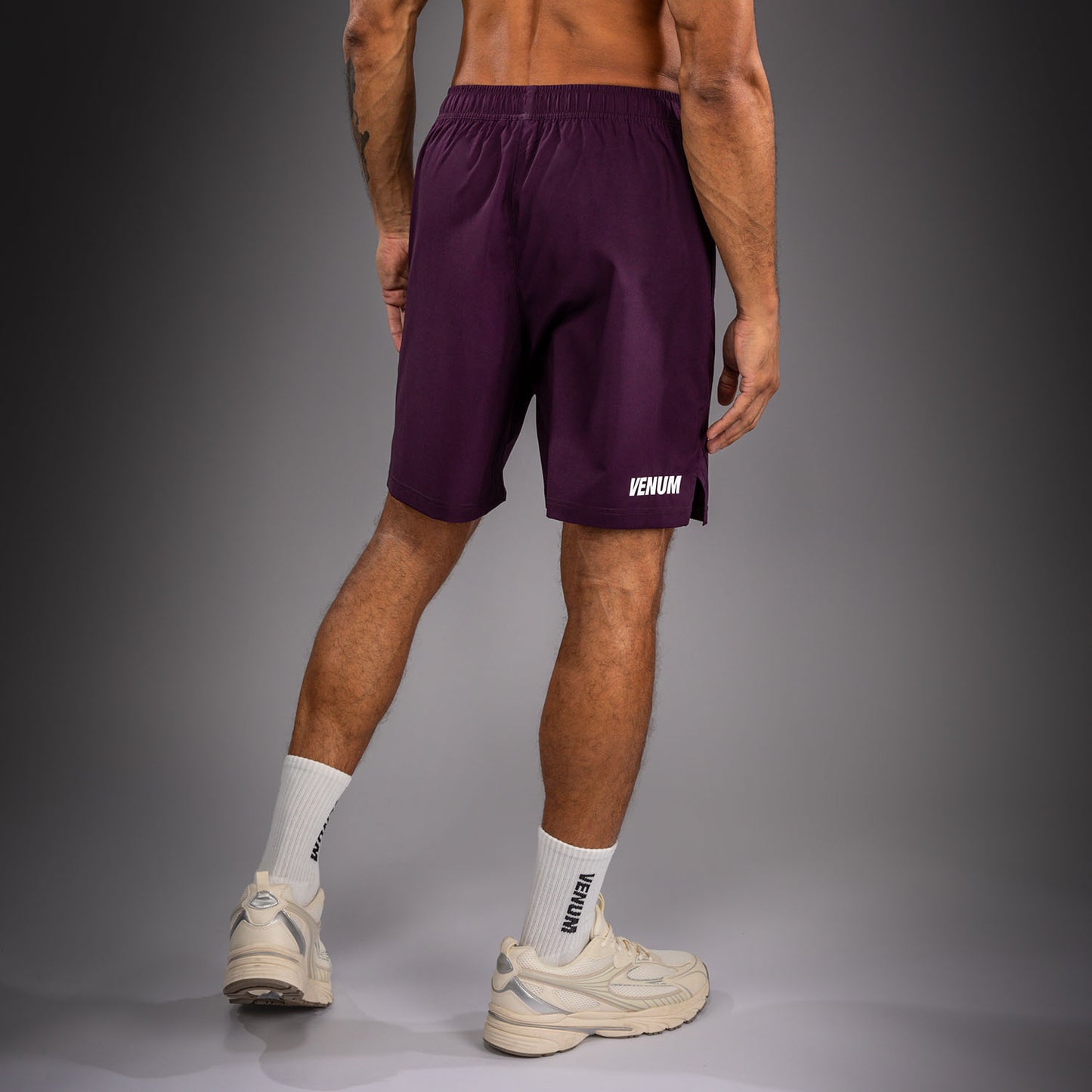 Venum Contender Training Shorts - Dark Purple/ White  product-type_Training shorts Venum